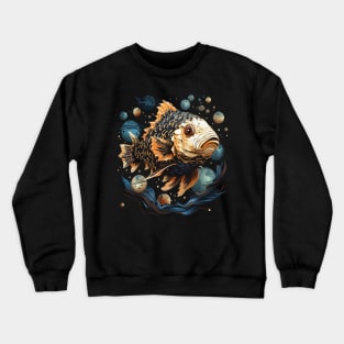 Patriotic Puffer Fish Crewneck Sweatshirt